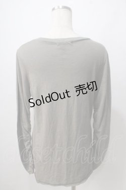 画像2: ALGONQUINS / プリントカットソー  カーキ Y-25-06-24-049-AL-TO-AS-ZT414