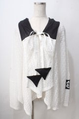 MAM MAXIMUM / ネコミミ　カーデ  白 Y-25-06-24-051-GO-TO-SZ-ZY