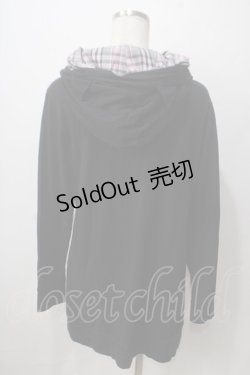 画像2: MINT NeKO / カットソーパーカー 黒 Y-25-06-24-052-HN-TO-AS-ZT0621Y