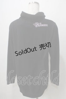 画像2: ALGONQUINS / バラptハイネックロングカットソー F 黒 Y-25-06-24-053-AL-TO-SZ-ZT332