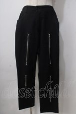 画像1: ark / ZIPパンツ  黒 Y-25-06-24-057-PU-PA-SZ-ZT414 (1)