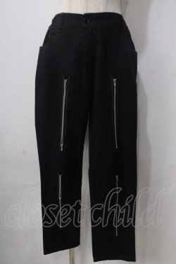 画像1: ark / ZIPパンツ  黒 Y-25-06-24-057-PU-PA-SZ-ZT414