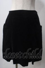 PEACE NOW / ベロアスカート  黒 Y-25-06-24-061-PU-SK-SZ-ZT0621Y