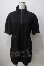 画像1: NieR CLOTHING / 羽根プリントハイネックロングカットソー F 黒 Y-25-06-24-066-PU-TO-SZ-ZT414 (1)
