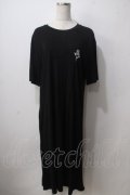 NieR Clothing / BACK ARTISTIC ROSE LONG DRESS  黒 Y-25-06-24-067-PU-OP-SZ-ZT0621Y