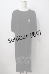 NieR Clothing / BACK ARTISTIC ROSE LONG DRESS  黒 Y-25-06-24-067-PU-OP-SZ-ZT333