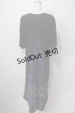 画像2: NieR Clothing / BACK ARTISTIC ROSE LONG DRESS  黒 Y-25-06-24-067-PU-OP-SZ-ZT333