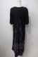 画像2: NieR Clothing / BACK ARTISTIC ROSE LONG DRESS  黒 Y-25-06-24-067-PU-OP-SZ-ZT333 (2)