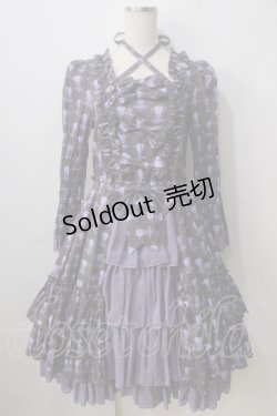 画像1: ATELIER PIERROT / Rosy Bouquet Dress  パープル Y-25-06-24-076-EL-OP-SZ-ZS