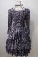 画像2: ATELIER PIERROT / Rosy Bouquet Dress  パープル Y-25-06-24-076-EL-OP-SZ-ZY (2)