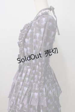 画像4: ATELIER PIERROT / Rosy Bouquet Dress  パープル Y-25-06-24-076-EL-OP-SZ-ZS