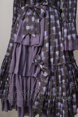 画像5: ATELIER PIERROT / Rosy Bouquet Dress  パープル Y-25-06-24-076-EL-OP-SZ-ZY