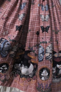 画像4: ALICE and the PIRATES / Dual face 〜phantom and truth〜柄ジャンパースカート  ピンク Y-25-06-24-081-PA-OP-SZ-ZY