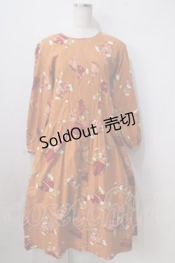 画像1: PINK HOUSE / プレッピーベアワンピース  オレンジ Y-25-06-24-089-LO-OP-SZ-ZY