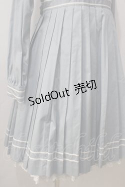 画像4: BABY,THE STARS SHINE BRIGHT / Love and Cherish youプリーツワンピース  スモーキーサックス Y-25-06-24-095-BA-OP-SZ-ZY