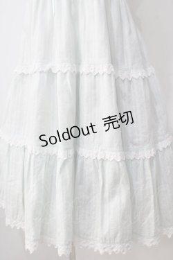 画像4: BABY,THE STARS SHINE BRIGHT / からみ3段ティアードジャンパースカート  ミント Y-25-06-24-096-BA-OP-SZ-ZY