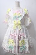 BABY,THE STARS SHINE BRIGHT / はるちゃんの花舞うEternal Gardenワンピース  オフ白(バーバリー) Y-25-06-24-098-BA-OP-SZ-ZY