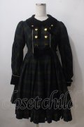 Angelic Pretty /Modern Studentワンピース  紺 Y-25-06-24-099-AP-OP-SZ-ZY