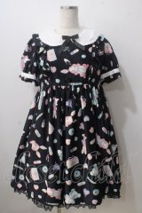 Angelic Pretty / Fancyホスピタルワンピース  クロ Y-25-06-24-102-AP-OP-SZ-ZY
