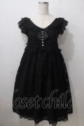 Angelic Pretty / Sweet Dollyジャンパースカート  黒 Y-25-06-24-106-AP-OP-SZ-ZY
