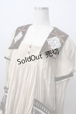 画像3: Hoshibako Works / カフェホシバコ ワンピース  ベージュ Y-25-06-24-111-LO-SK-SZ-ZY