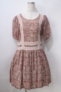 Jane Marple / Sweet Daisy Tunic ワンピース  ピンク Y-25-06-24-012-JM-OP-AS-ZY