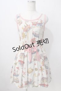 Jane Marple / Wonder Land ノースリーブワンピース M アイボリー Y-25-06-24-018-JM-OP-SZ-ZY