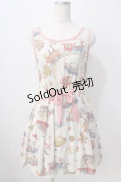 画像1: Jane Marple / Wonder Land ノースリーブワンピース M アイボリー Y-25-06-24-018-JM-OP-SZ-ZY
