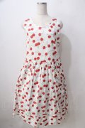 Jane Marple / Skipping cherries バックリボンドレス M ホワイト Y-25-06-24-020-JM-OP-SZ-ZY
