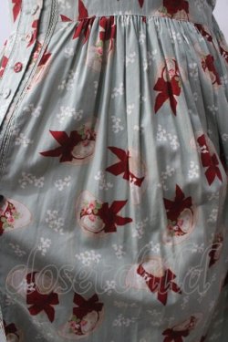 画像4: PINK HOUSE / 麦わら帽子×すずらん柄エプロンワンピース  ミント Y-25-06-24-002-LO-OP-SZ-ZY