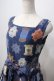 画像3: Jane Marple / Cartes A Filsのスクエアドレス M ネイビー Y-25-06-24-022-JM-OP-SZ-ZY (3)
