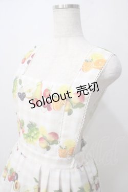 画像3: Melody BasKet / Fruits BasKetサロペットスカート  ベージュ Y-25-06-24-027-LO-SK-AS-ZY