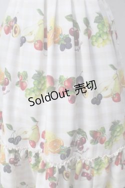 画像4: Melody BasKet / Fruits BasKetサロペットスカート  ベージュ Y-25-06-24-027-LO-SK-AS-ZY