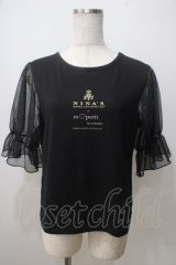 m petit by misako / MSシアーソデプルオーバー M 中黒 Y-25-06-26-001-LO-TO-SZ-ZY