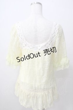 画像2: LIZ LISA / 総レーストップス 0 イエロー Y-25-06-26-005-LO-TO-SZ-ZY