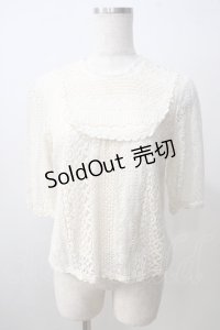 Fi.n.t / レース半袖トップス F アイボリー Y-25-06-26-006-CA-TO-SZ-ZT0725