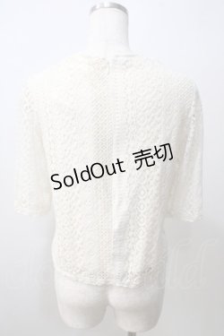 画像2: Fi.n.t / レース半袖トップス F アイボリー Y-25-06-26-006-CA-TO-SZ-ZT0725