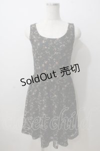 MILK / Ribbon lap dress  ブラックフラワーレース Y-25-06-26-054-ML-OP-SZ-ZY