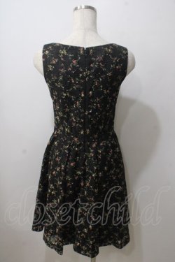 画像2: MILK / Ribbon lap dress  ブラックフラワーレース Y-25-06-26-054-ML-OP-SZ-ZY