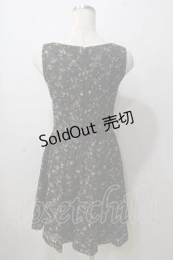 画像2: MILK / Ribbon lap dress  ブラックフラワーレース Y-25-06-26-054-ML-OP-SZ-ZY