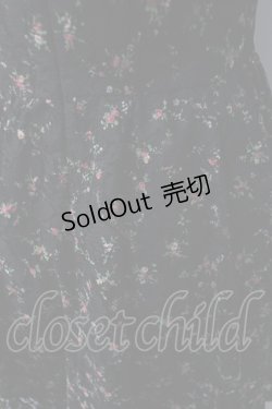画像3: MILK / Ribbon lap dress  ブラックフラワーレース Y-25-06-26-054-ML-OP-SZ-ZY