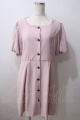 F&A / スクエアネックループピコ使いワンピース F ピンク Y-25-06-26-056-LO-OP-SZ-ZY