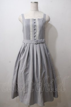 画像1: an another angelus / ピンタック使いキャミワンピース  グレー Y-25-06-26-057-CA-OP-AS-ZY