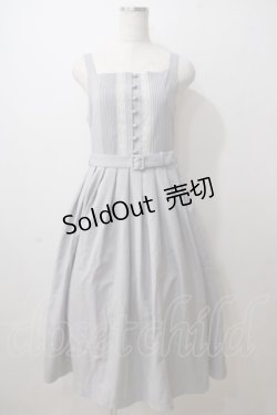 画像1: an another angelus / ピンタック使いキャミワンピース  グレー Y-25-06-26-057-CA-OP-AS-ZY