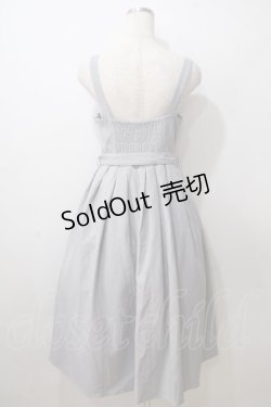 画像2: an another angelus / ピンタック使いキャミワンピース  グレー Y-25-06-26-057-CA-OP-AS-ZY