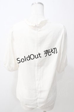 画像2: F i.n.t / レースヨーク半袖プルオーバー F オフホワイト Y-25-06-26-007-CA-BL-SZ-ZT0725