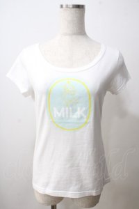 MILK / Banana BOY Tee  ホワイト Y-25-06-26-008-ML-TO-SZ-ZY