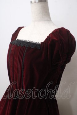 画像3: ATELIER PIERROT / Shadowy Soiree Dress  ワイン Y-25-06-26-066-EL-OP-SZ-ZY