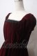 画像3: ATELIER PIERROT / Shadowy Soiree Dress  ワイン Y-25-06-26-066-EL-OP-SZ-ZY (3)