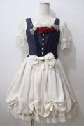 BABY,THE STARS SHINE BRIGHT / Claudia，The Fairy Tale Princessワンピースセット  オフｘ紺 Y-25-06-26-072-BA-OP-AS-ZY